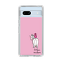 スリムプロテクションケース［ おがわじゅり×デイリー×caseplay - 白毛 - ピンク ］