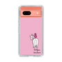 スリムプロテクションケース［ おがわじゅり×デイリー×caseplay - 白毛 - ピンク ］