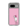スリムプロテクションケース［ おがわじゅり×デイリー×caseplay - 白毛 - ピンク ］