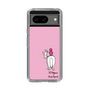 スリムプロテクションケース［ おがわじゅり×デイリー×caseplay - 白毛 - ピンク ］