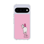 スリムプロテクションケース［ おがわじゅり×デイリー×caseplay - 白毛 - ピンク ］