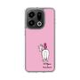 スリムプロテクションケース［ おがわじゅり×デイリー×caseplay - 白毛 - ピンク ］