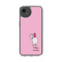 スリムプロテクションケース［ おがわじゅり×デイリー×caseplay - 白毛 - ピンク ］
