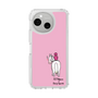 スリムプロテクションケース［ おがわじゅり×デイリー×caseplay - 白毛 - ピンク ］