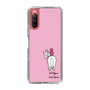 スリムプロテクションケース［ おがわじゅり×デイリー×caseplay - 白毛 - ピンク ］