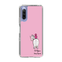 スリムプロテクションケース［ おがわじゅり×デイリー×caseplay - 白毛 - ピンク ］