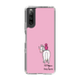スリムプロテクションケース［ おがわじゅり×デイリー×caseplay - 白毛 - ピンク ］