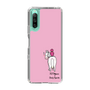 スリムプロテクションケース［ おがわじゅり×デイリー×caseplay - 白毛 - ピンク ］