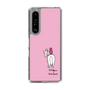 スリムプロテクションケース［ おがわじゅり×デイリー×caseplay - 白毛 - ピンク ］