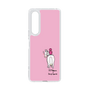 スリムプロテクションケース［ おがわじゅり×デイリー×caseplay - 白毛 - ピンク ］