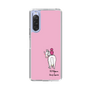スリムプロテクションケース［ おがわじゅり×デイリー×caseplay - 白毛 - ピンク ］