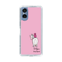 スリムプロテクションケース［ おがわじゅり×デイリー×caseplay - 白毛 - ピンク ］