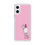 スリムプロテクションケース［ おがわじゅり×デイリー×caseplay - 白毛 - ピンク ］