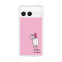 スリムプロテクションケース［ おがわじゅり×デイリー×caseplay - 白毛 - ピンク ］