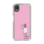 スリムプロテクションケース［ おがわじゅり×デイリー×caseplay - 白毛 - ピンク ］