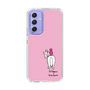 スリムプロテクションケース［ おがわじゅり×デイリー×caseplay - 白毛 - ピンク ］
