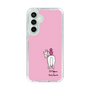 スリムプロテクションケース［ おがわじゅり×デイリー×caseplay - 白毛 - ピンク ］