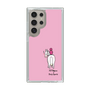 スリムプロテクションケース［ おがわじゅり×デイリー×caseplay - 白毛 - ピンク ］