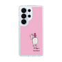 スリムプロテクションケース［ おがわじゅり×デイリー×caseplay - 白毛 - ピンク ］