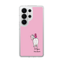 スリムプロテクションケース［ おがわじゅり×デイリー×caseplay - 白毛 - ピンク ］