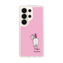 スリムプロテクションケース［ おがわじゅり×デイリー×caseplay - 白毛 - ピンク ］