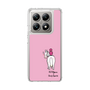 スリムプロテクションケース［ おがわじゅり×デイリー×caseplay - 白毛 - ピンク ］