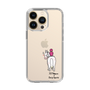 スリムプロテクションケース［ おがわじゅり×デイリー×caseplay - 白毛 ］