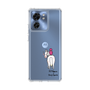 スリムプロテクションケース［ おがわじゅり×デイリー×caseplay - 白毛 ］