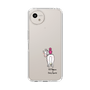 スリムプロテクションケース［ おがわじゅり×デイリー×caseplay - 白毛 ］