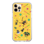 スリムプロテクションケース［ ポンコツクエスト - 夏休み - 総柄 - イエロー ］