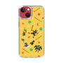 スリムプロテクションケース［ ポンコツクエスト - 夏休み - 総柄 - イエロー ］