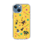 スリムプロテクションケース［ ポンコツクエスト - 夏休み - 総柄 - イエロー ］