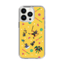 スリムプロテクションケース［ ポンコツクエスト - 夏休み - 総柄 - イエロー ］