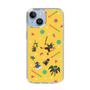 スリムプロテクションケース［ ポンコツクエスト - 夏休み - 総柄 - イエロー ］