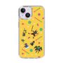 スリムプロテクションケース［ ポンコツクエスト - 夏休み - 総柄 - イエロー ］