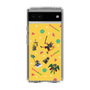 スリムプロテクションケース［ ポンコツクエスト - 夏休み - 総柄 - イエロー ］