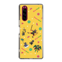 スリムプロテクションケース［ ポンコツクエスト - 夏休み - 総柄 - イエロー ］