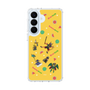 スリムプロテクションケース［ ポンコツクエスト - 夏休み - 総柄 - イエロー ］