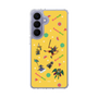 スリムプロテクションケース［ ポンコツクエスト - 夏休み - 総柄 - イエロー ］