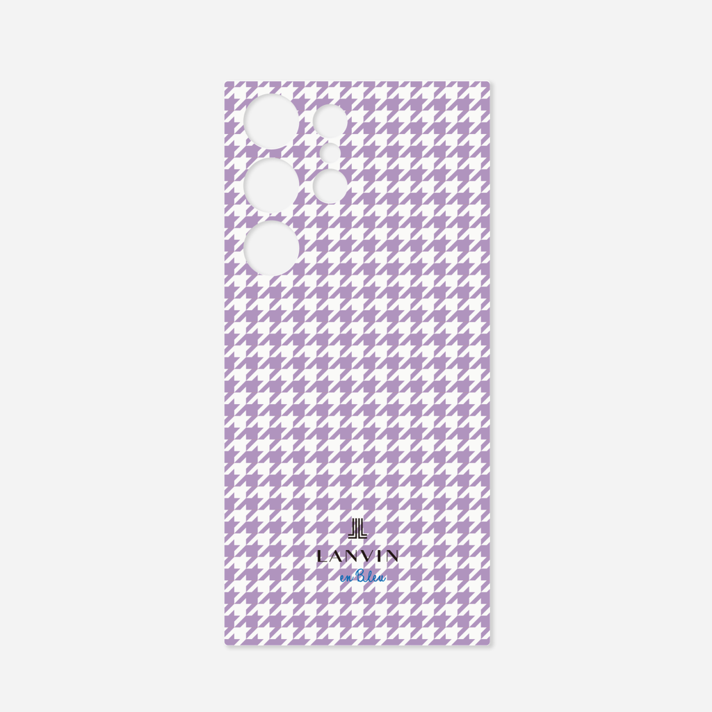 Houndstooth Pattern Purple - 千鳥格子柄 パープル