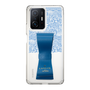 スリムプロテクションケース LANVIN en Bleu - STAND & RING RIBBON Navy［ LANVIN en Bleu - Lace - Blue ］