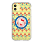 スリムプロテクションケース［ Hello Kitty - KT_昭和レトロ_丸_クリア ］