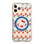 スリムプロテクションケース［ Hello Kitty - KT_昭和レトロ_丸_クリア ］