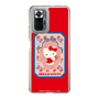 スリムプロテクションケース［ Hello Kitty - KT_昭和レトロ_四角_赤 ］