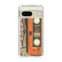 スリムプロテクションケース［ RETORO CASSETTE TAPE - Skeleton Orange ］