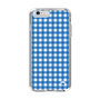 スリムプロテクションケース［ Checkered Blue - ギンガムチェック ブルー ］