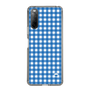 スリムプロテクションケース［ Checkered Blue - ギンガムチェック ブルー ］