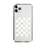 スリムプロテクションケース［ Racing checkered flag White - レーシングチェッカーフラッグ ホワイト ］