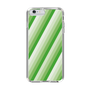 スリムプロテクションケース［ Middle Stripe - Green ］