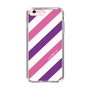 スリムプロテクションケース［ Big Stripe - Purple × Pink ］